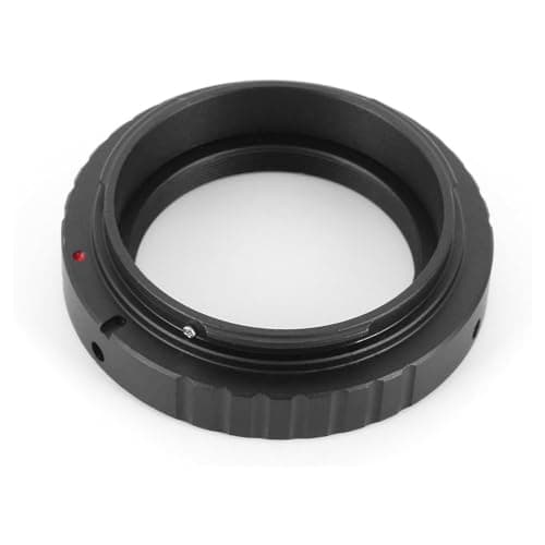 Image of Hersmay T2 to EF Mount Lens Adapter, T Mount For Canon EOS Rebel T1i T6 T6i T7i 5D 5DII 5DIII 6D 7D 7DII 70D 77D1200D 1300D Cameras