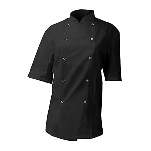 Image of Dennys AFD Mens Chefs Jacket/Chefswear (XL) (Black)