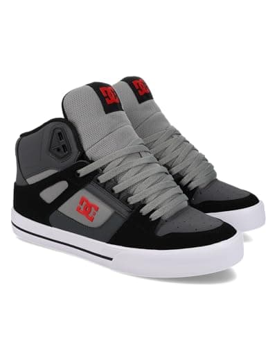 Image of DC Shoes Men's Pure High-Top WC Trainer/Skate Shoe Black/Grey/Red Size UK 9