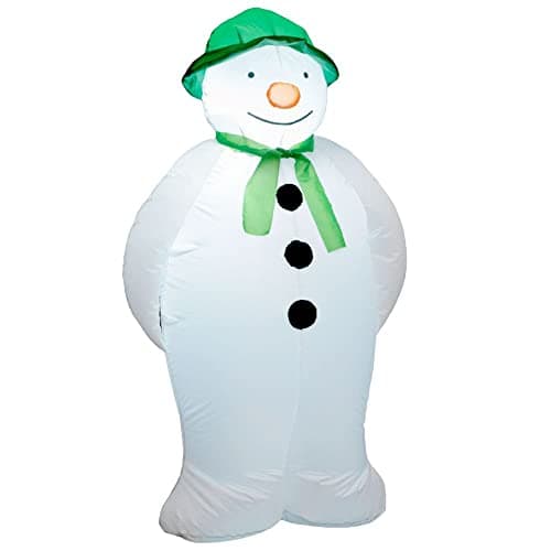 Image of Snowtime 120cm Inflatable Indoor Outdoor Christmas Snowman With LED Lights