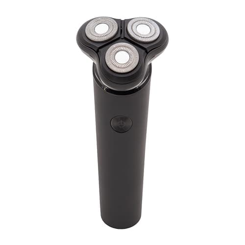 Image of Bauer 38749 Men's Rechargeable Electric Rotary Dry Shaver/Floating Triple Blades and Detachable Head/Cordless Function and USB Charging