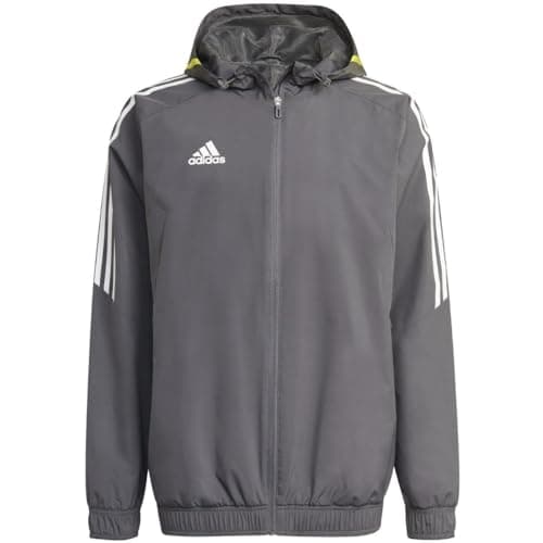 Image of ADIDAS MEN'S CONDIVO 22 ALL WEATHER JACKET, TEAM GREY FOUR, XL, Team Grey Four, XL