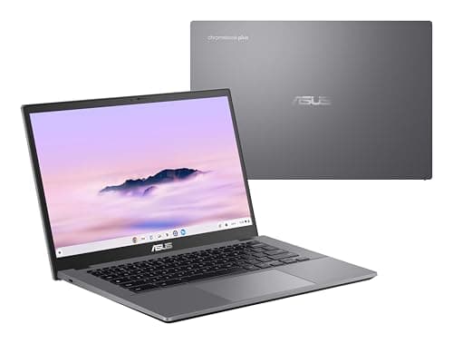 Image of ASUS Chromebook Plus CX34 14" Laptop | Full HD Anti Glare Display | Intel Core i5-1334U | 8GB LPDDR5 RAM | 512GB SSD | ChromeOS | Grey | CX3402CVA-PQ0666