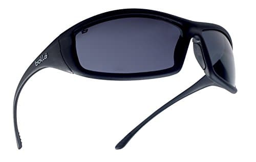 Image of Bollé SOLIPSF One Size Smoked Glass Solis Safety Spectacles - Black