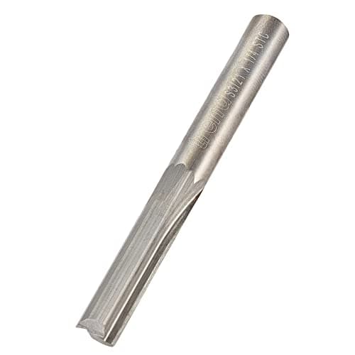 Image of Trend Professional Straight Two Flute Router Cutter, 1/4 Inch Shank, 6.3mm Cut Diameter, 28mm Cut Length, Solid Tungsten Carbide, S3/21X1/4STC