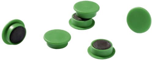 Image of Durable 475205 Magnets in Industrial Packaging 21 mm 210 p - Green (Pack of 20)