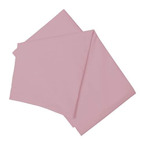 Image of Belledorm Single Blush Percale Flat Sheet - 50% Cotton, 50% Polyester, 200 Thread Count
