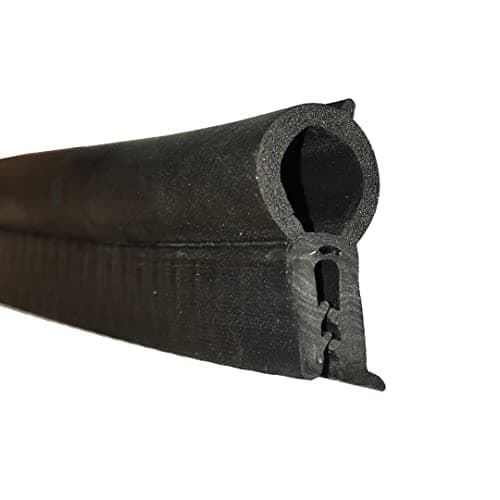 Image of Large Rubber Universal Finned Boot Door Seal Trim 29mm x 15mm