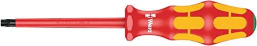 Image of Wera 05006178001 30 x 100 mm 167i VDE TX Insulated Screwdriver for TORX Screws - Silver