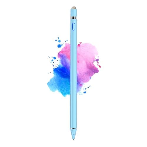 Image of Stylus Pen for iPad, Pencil Compatible for iOS, Android, iPad Air/Pro/Mini 2/3/4 and More, Rechargeable Pen for Tablet(Blue)