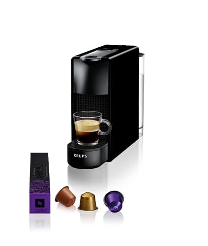 Image of Krups Nespresso Essenza Mini XN1108 Coffee Machine | 0.6 Litre | 19 Bar | Energy Saving Mode | Black
