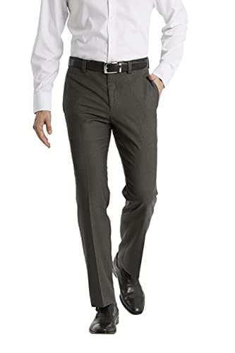 Image of Calvin Klein Men's Jinny Dress Pants, Taupe, 34W x 30L