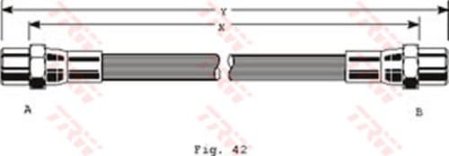 Image of Trw PHA262 - Brake Hose