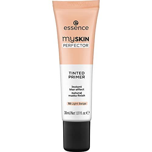 Image of essence cosmetics my skin perfector tinted primer face foundation primer MakeUp 30ml (10 - Light Beige)