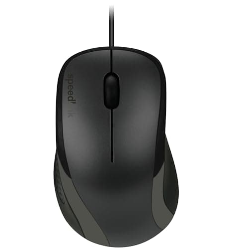 Image of Speedlink KAPPA Mouse - 3 Buttons - Optical Sensor, Black, KAPPA USB, SL-610011-BK