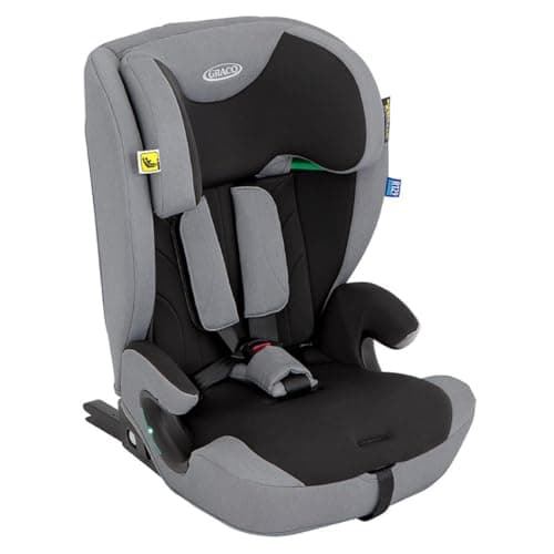 Image of Graco Energi i-Size R129 ISOFIX Car Seat with Top Tether, Harness to Highback Booster, 76–150 cm, 15 Months–12 Years, Meteor