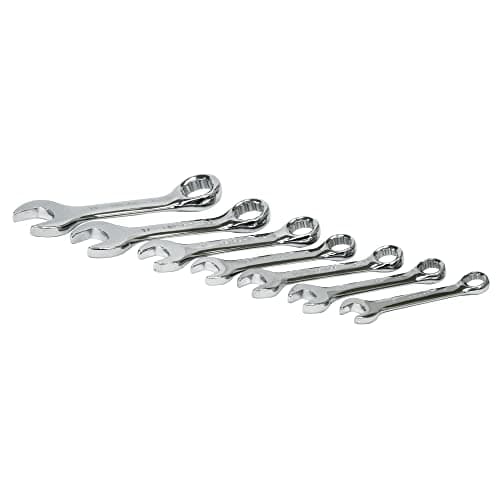 Image of Rolson 46851 7 pc Stubby Combintaion Spanner Set