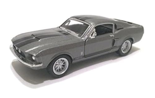 Image of Scale 1/38 1967 Ford Shelby Mustang GT-500 diecast car Grey