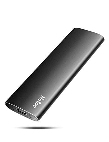 Image of Netac ZSLIM 2TB USB 3.1 (10Gbps, Type-C) External Solid State Drive (Portable SSD) Black