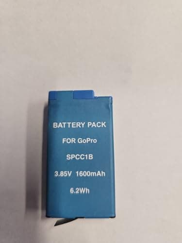 Image of Rechargeable Battery Compatible With Action Cameras Go - Pro Max series-1600mAh