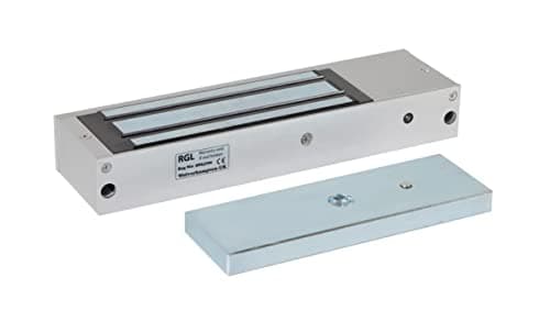 Image of RGL ML1200 Indoor Magnetic Door Lock | Fail Safe Maglock for Access Control Systems 545KG (1200lbs) Holding Force for use with Most Access Control/Entry System