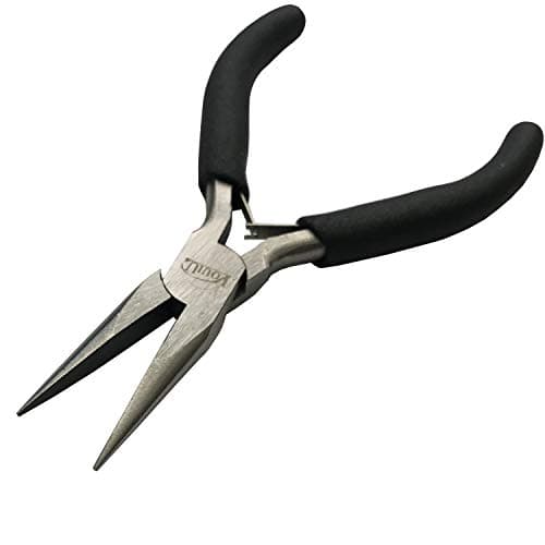 Image of vouiu JP27 5" Long Needle Nose Pliers Jewelry Making Tools Black