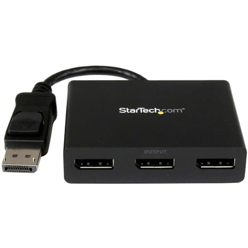Image of StarTech.com 3-Port DisplayPort 1.2 Splitter, DisplayPort to 3x DP Multi-Monitor Adapter, Dual 4K 30Hz and 1080p 60Hz Computer MST Hub, Windows Only (MSTDP123DP)