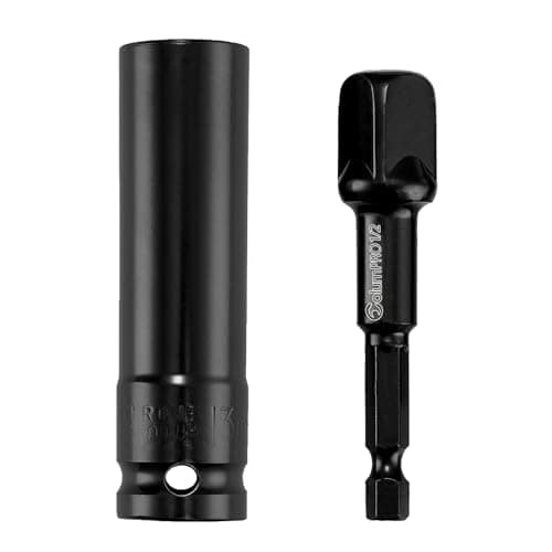 Image of ColumPRO 1/2'' Impact Drive Socket Sets, 13mm 6-Point Impact Socket and 1/2'' Hex Shank Impact Adapter
