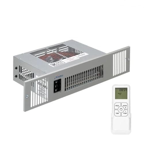 Image of Smiths 2kW Electric Kitchen Plinth Heater SS2EW with Brushed Steel Effect Grille - Room size upto 29 cubic metres - 5 Years Parts & Labour Warranty