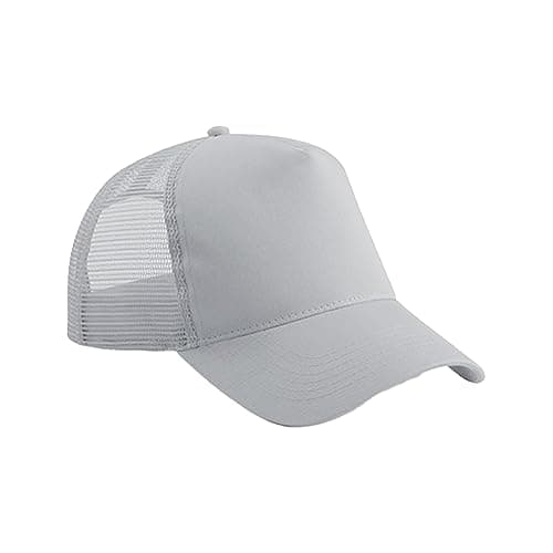 Image of Beechfield® B640B Junior Snapback Trucker - Light Grey/Light Grey