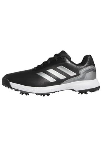 Image of adidas Men's Traxion Response Golf Shoes, core Black/Iron met./Silver met, 9 UK