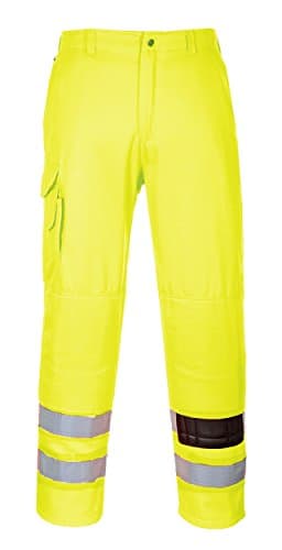 Image of Portwest Hi-Vis Combat Trouser, Size: XXXL, Colour: Yellow, E046YERXXXL
