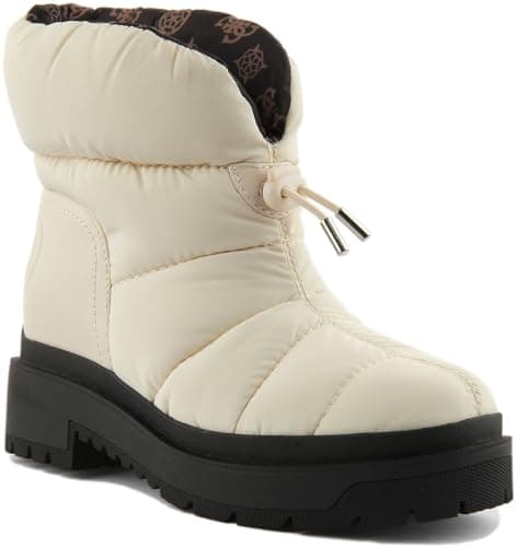 Image of WHITELISTED Guess Leeda, Ankle Boot, CREAM,