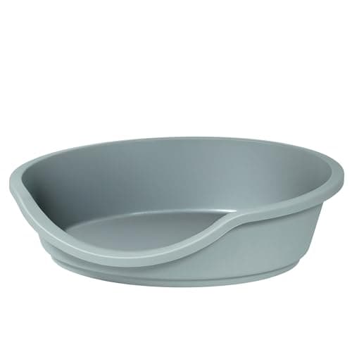 Image of Rosewood Eco Line Recycled Plastic Pet Bed - Ice Blue - Small (Approx. 60cm), Durable, Washable Bed for Dogs