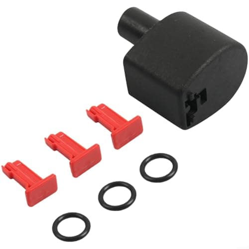 Image of Transmission Oil Dipstick Cap and Pin for Mercedes 722.6 Series, PA6 Steel Construction with O-Ring Seal, OEM 140589152100(A)