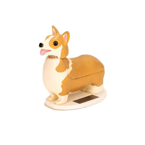 Image of Kikkerland Elroy Solar Corgi Figure