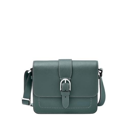 Image of Fossil Women Zoey Crossbody Bag, Green, 19.68cm L × 5.71cm W ×15.88cm H