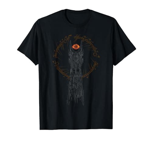 Image of The Lord of The Rings Tower of Mordor T-Shirt, Men, Black, 3X-Large