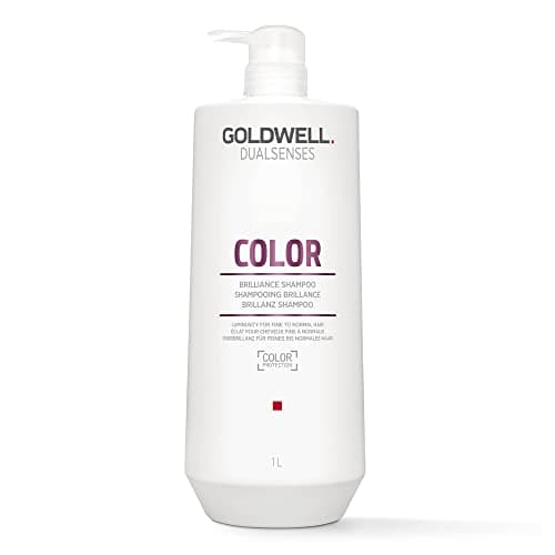 Image of Goldwell Dualsenses Color Brilliance Shampoo, For Fine to Medium Hair, Minimizes Color Fading, 1L