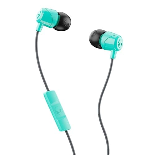 Image of Skullcandy Jib Wired Earbuds with 3.5mm AUX Plug, Noise Isolating Fit, In-Line Microphone, Call and Track Control, Convenient for Travel - Miami
