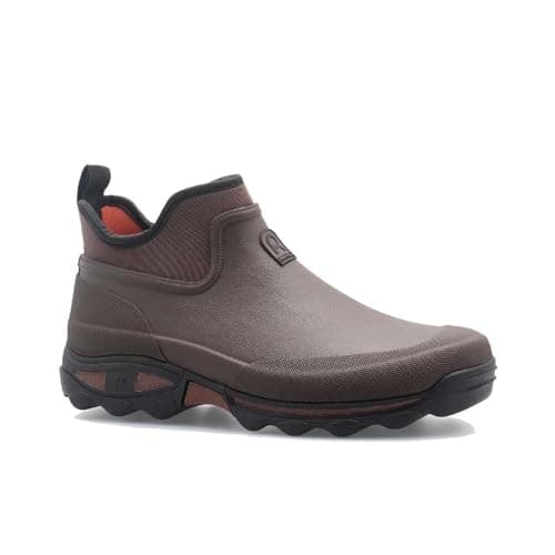 Image of Rouchette Clean Land Men's Short Wellington Boots Brown 42 EU, brown, 9 UK