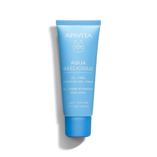 Image of Apivita Aqua Beelicious Oil-Free Moisturizer 40ml - Natural Face Moisturizer for Oily Skin with Honey & Flowers - Dewy skin, Long-lasting Hydration, Oiliness - Non-Comedogenic