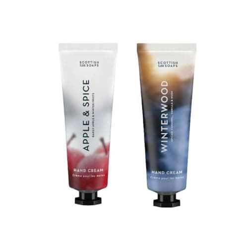 Image of Scottish Fine Soaps DUO Apple & Spice Hand Cream 30ml & Winterwood Hand Cream 30ml