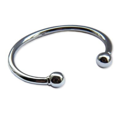 Image of JM Jewellery Ltd Sterling Silver Mens Torque Mens 8.5inch Solid Heavy Bracelet 36.4g Width 5mm
