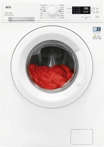 Image of AEG 6000 Series Freestanding Washer Dryer 7/4 kg, 1600 rpm Spin, LWX60746B Wash-to-Dry Single Cycle, AutoSense, 60/20 Quick Programme, 847x597x534mm, White, Class D