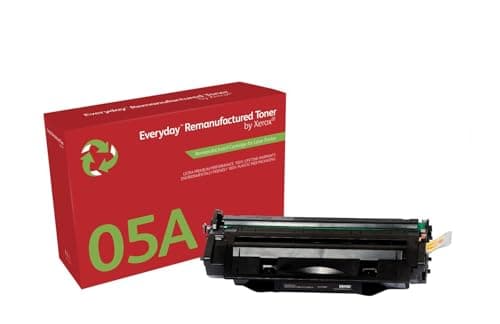 Image of Everyday by Xerox Compatible HP 05A CE505A Black Toner, Standard Capacity, Remanufactured
