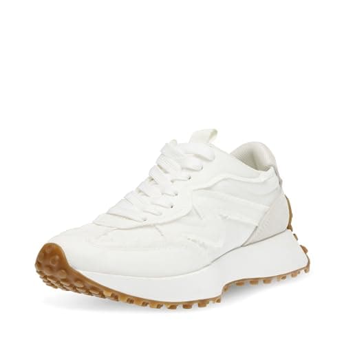 Image of Steve Madden Women's Campo Sneaker, White, 3 UK