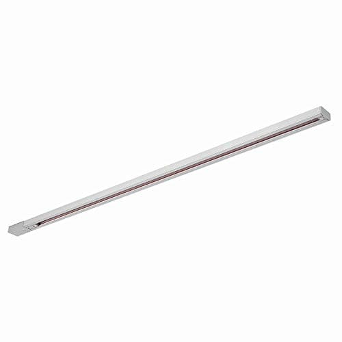 Image of Silver 240V Dimmable Single Circuit Track for Office Home Display Track Lighting - 1M Track