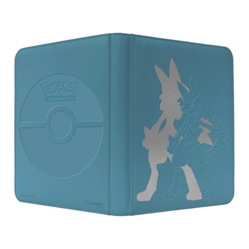 Image of Ultra Pro | Pokemon Elite Series: Lucario 9-Pocket Zippered PRO Binder | Trading Card Game Accessory| Ages 6+