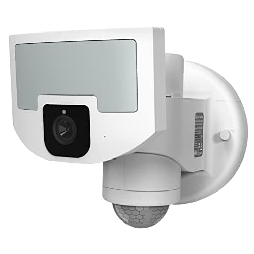 Image of SLx Security Light Outdoor Motion Sensor, WiFi Camera with App Control, Colour Night Vision, PIR Sensor, 1700 Lumen LED Floodlight, IP65 Weatherproof, 210° Field of Vision Motorised Motion Sensor